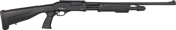 IVER JOHNSON PUMP 20GA 3" - 24" PISTOL GRIP BLACK SYNTH.