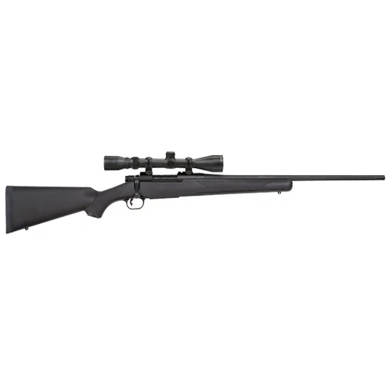 MOSSBERG PATRIOT RIB 308 WIN 22" FLT BBL ADJ TRIG(LBA) 5RD BOX MAG BLK SYN STK 3-9X40MM SCOPE