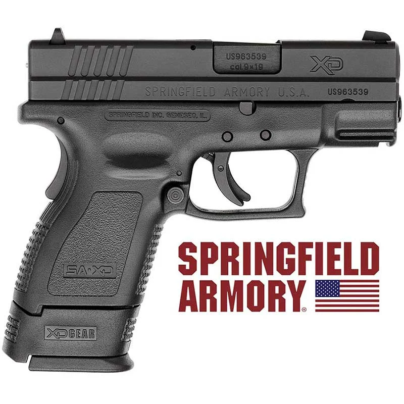 XD9SC 9MM 3 inch barrel 10 Round Black California Compliant