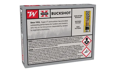 Winchester Ammo XB203 Super X 20Gauge 2.75" 20Pellets 3Buck Shot 5 Per Box/50 Case - Image 2