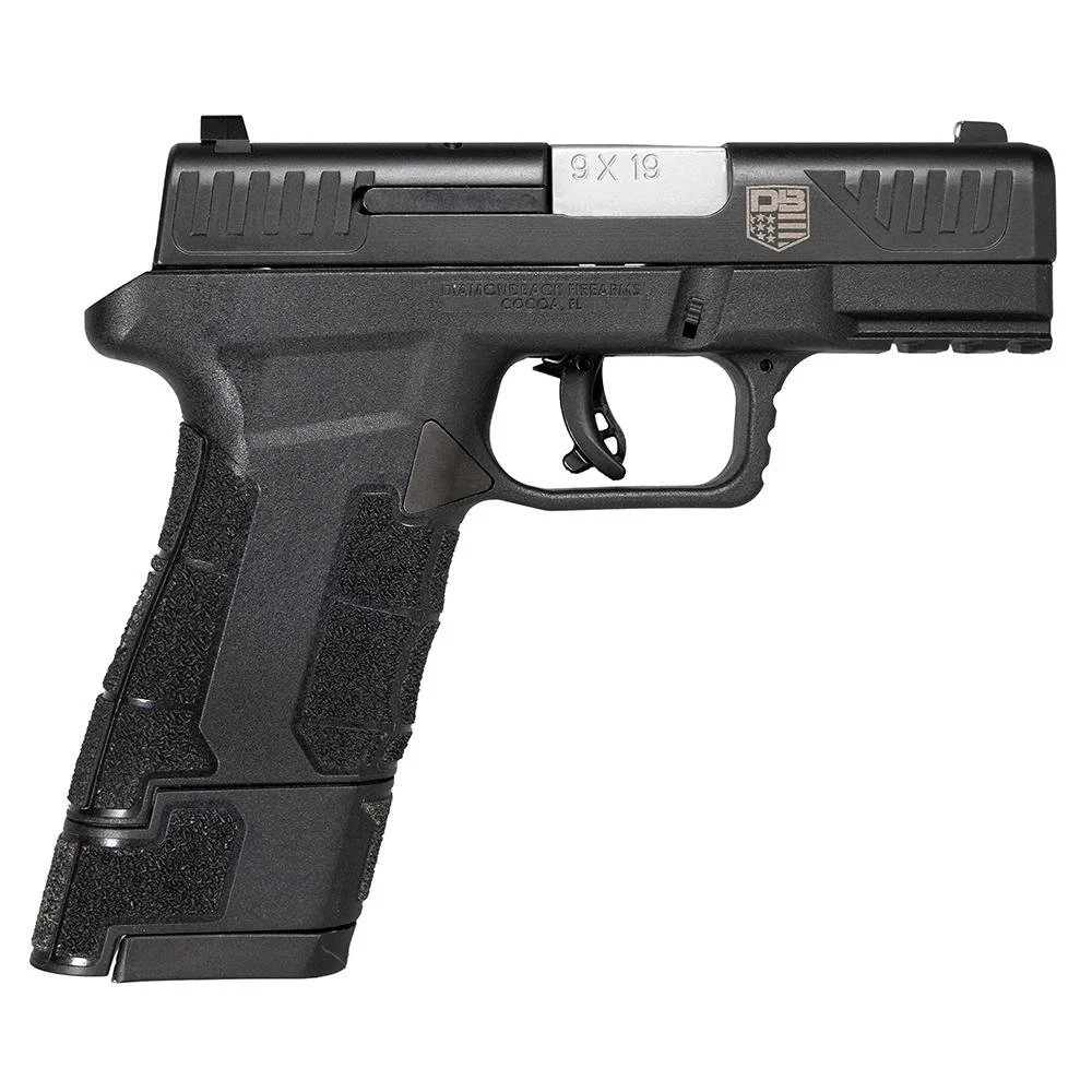Diamondback DBAM29 Pistol 9mm 3.5 in. Black 17 rd & 12 rd