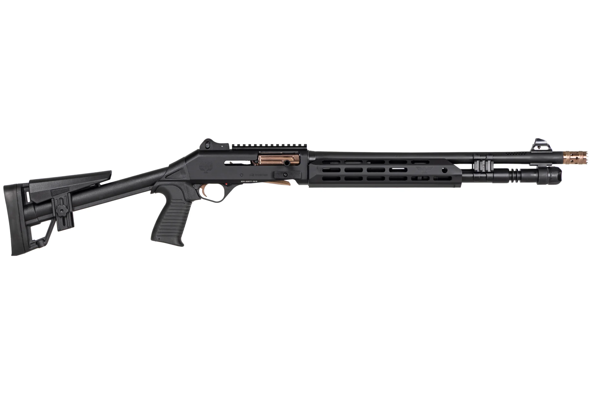 PANZER M4 SPEED PRO ARGO 12G S/A 3" 18.5" BBL, BLACK W/ BRONZE TITANIUM